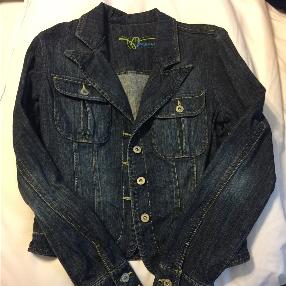Papaya Blue Jean Jacket